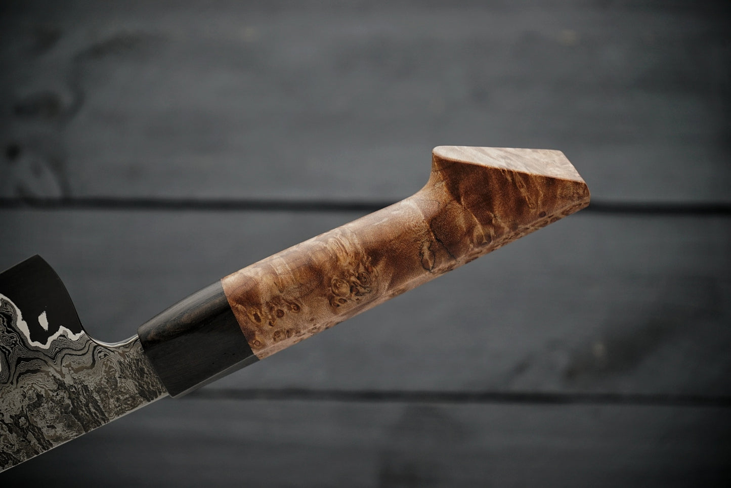 Gyuto maple burl