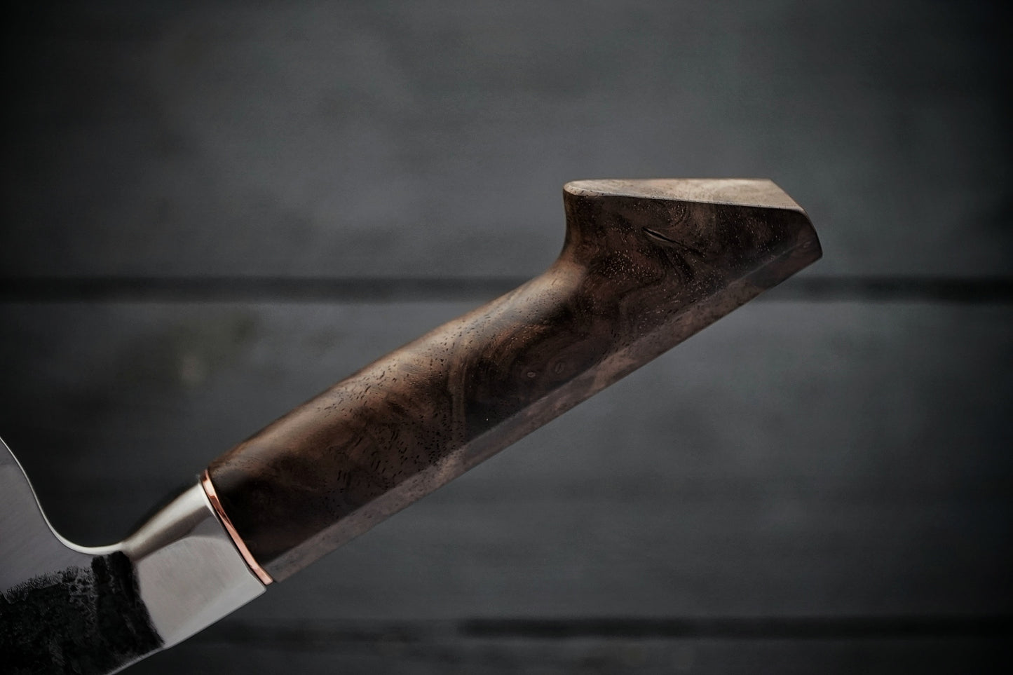 52100 Integral Gyuto walnut