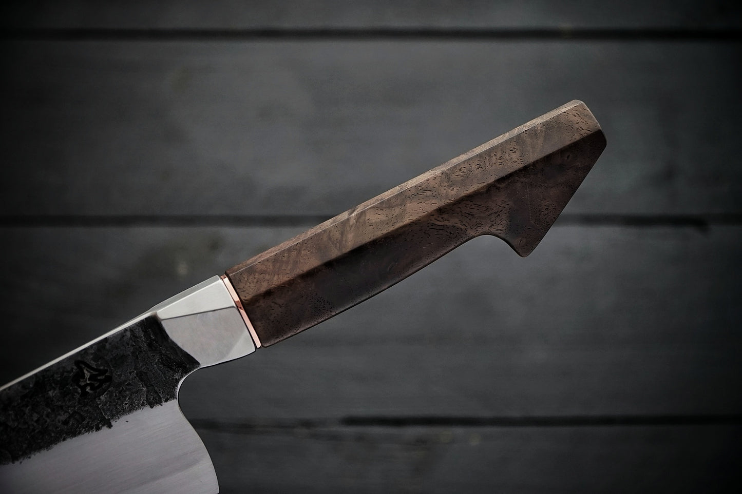 52100 Integral Gyuto walnut