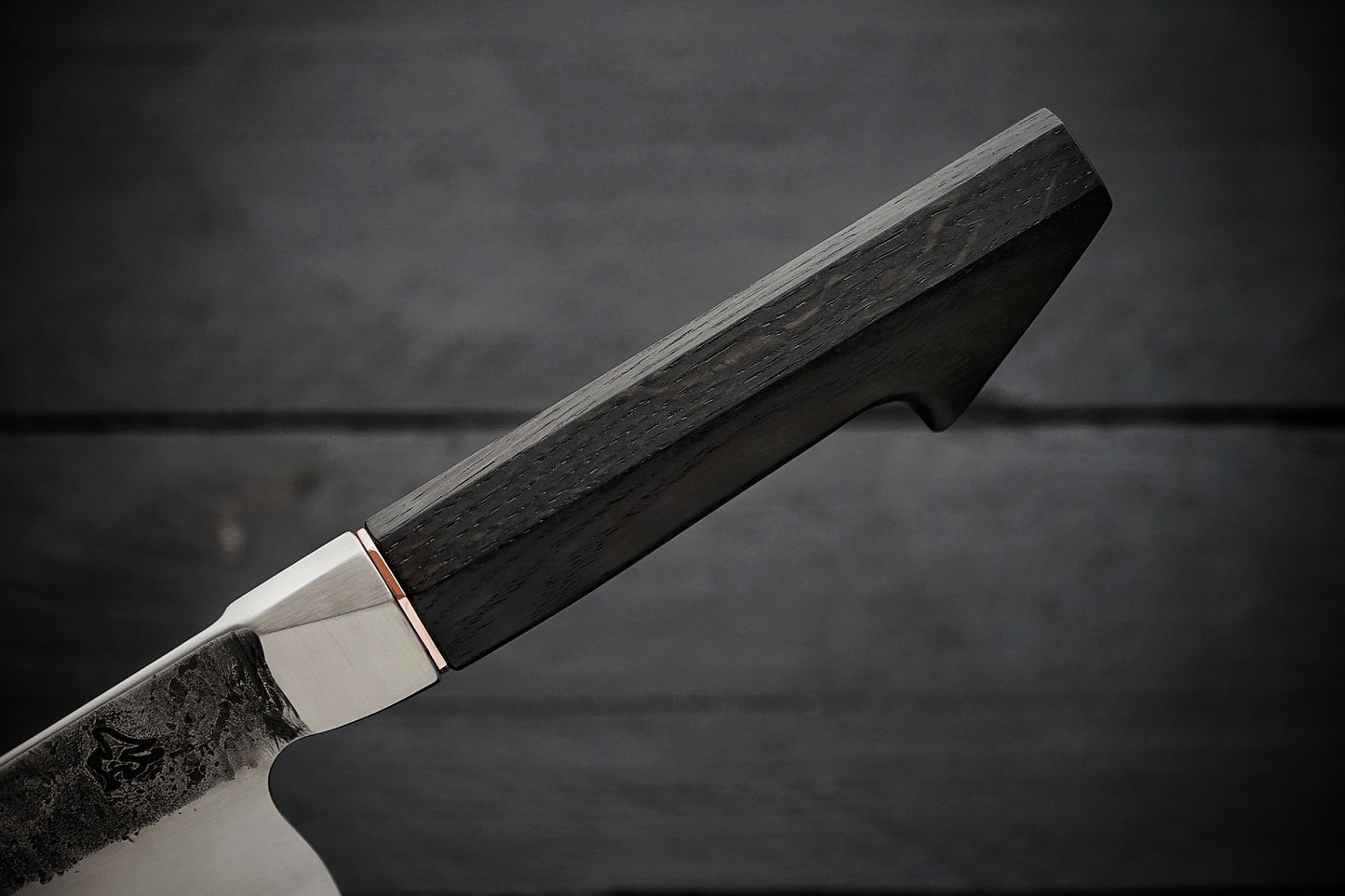 52100 Integral Gyuto bog oak