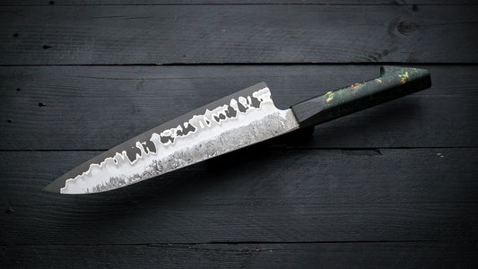 Gyuto green maple burl