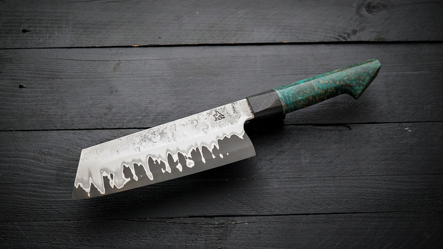 Bunka green maple burl