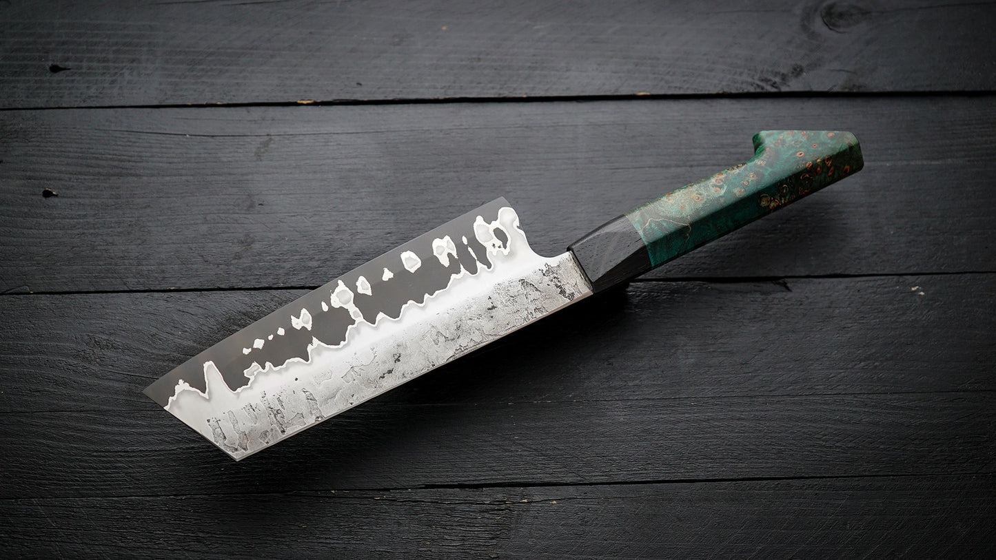 Bunka green maple burl