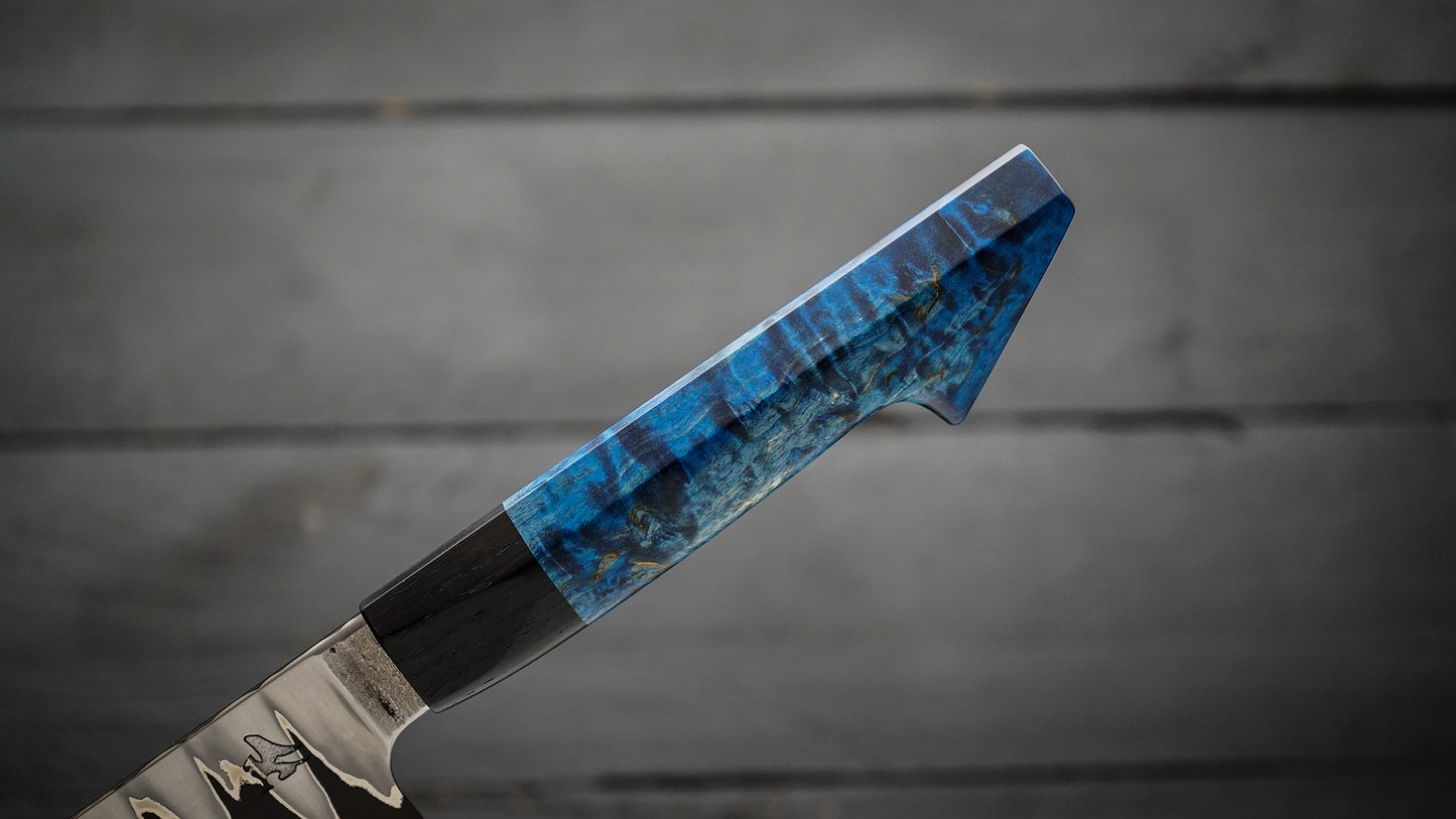 Petty blue curly birch