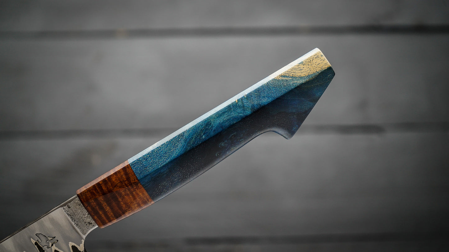 Petty blue maple burl