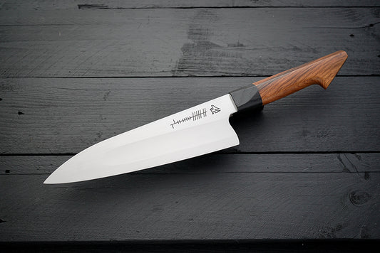 Ogham Gyuto S-grind Holm oak