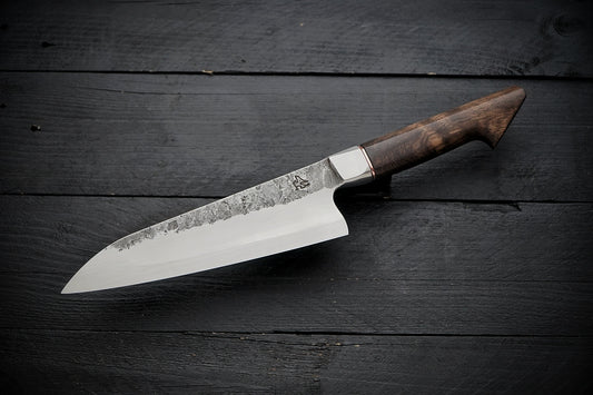 52100 Integral Gyuto walnut