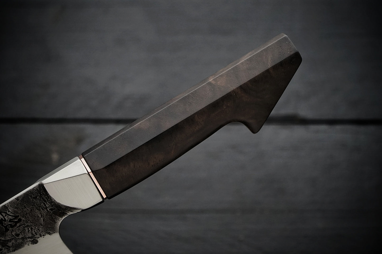 52100 Integral Gyuto walnut