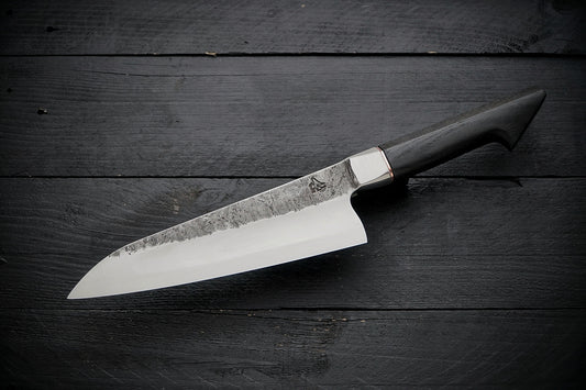 52100 Integral Gyuto bog oak