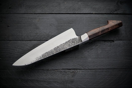 52100 Integral Gyuto walnut