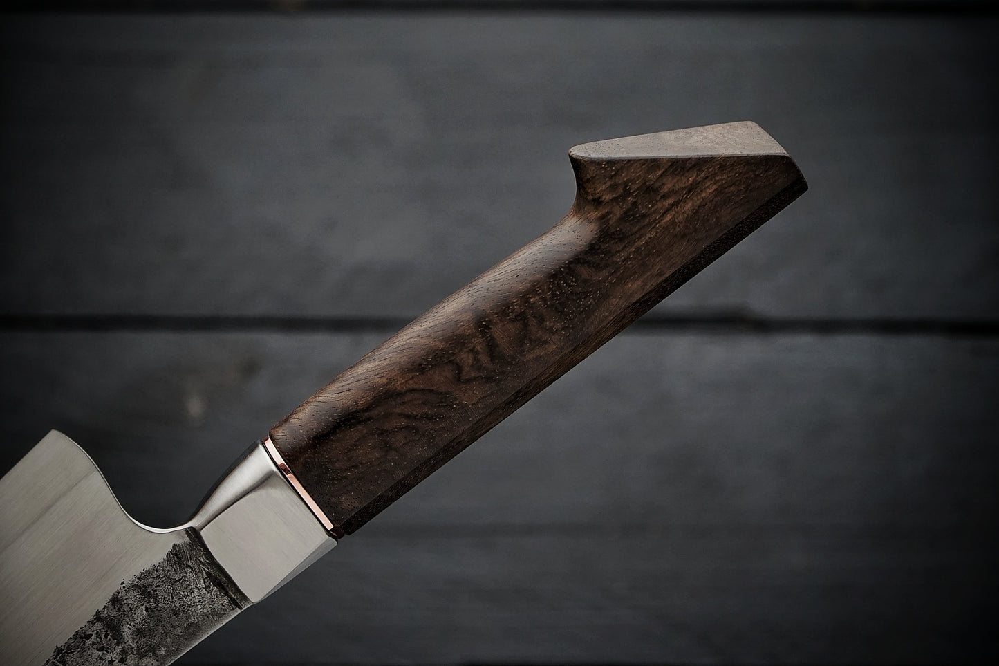 52100 Integral Gyuto walnut