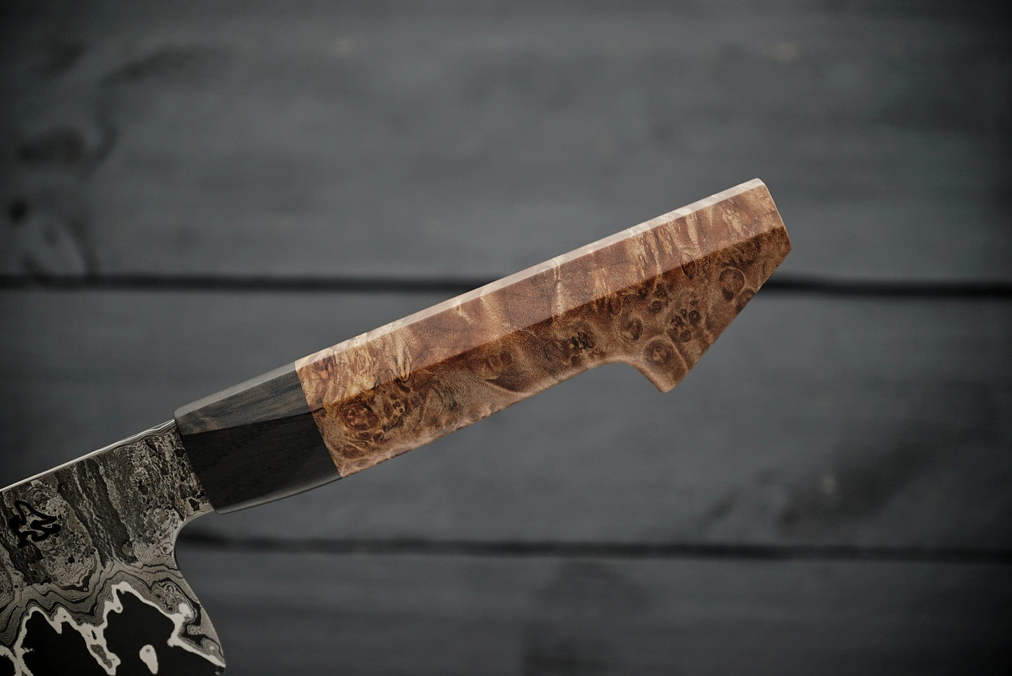 Gyuto maple burl